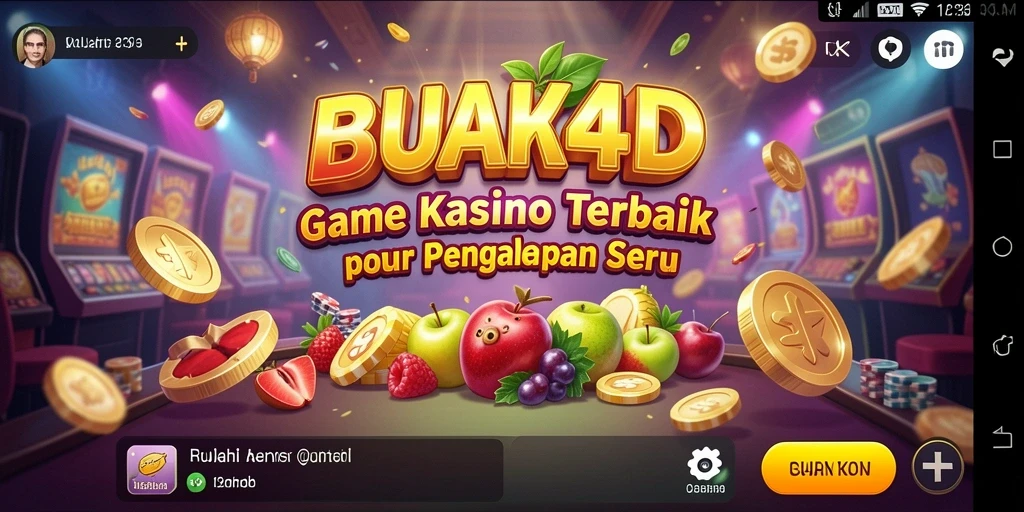 Screenshot utama BUAH4D menampilkan gameplay Kasino yang seru dan interaktif.