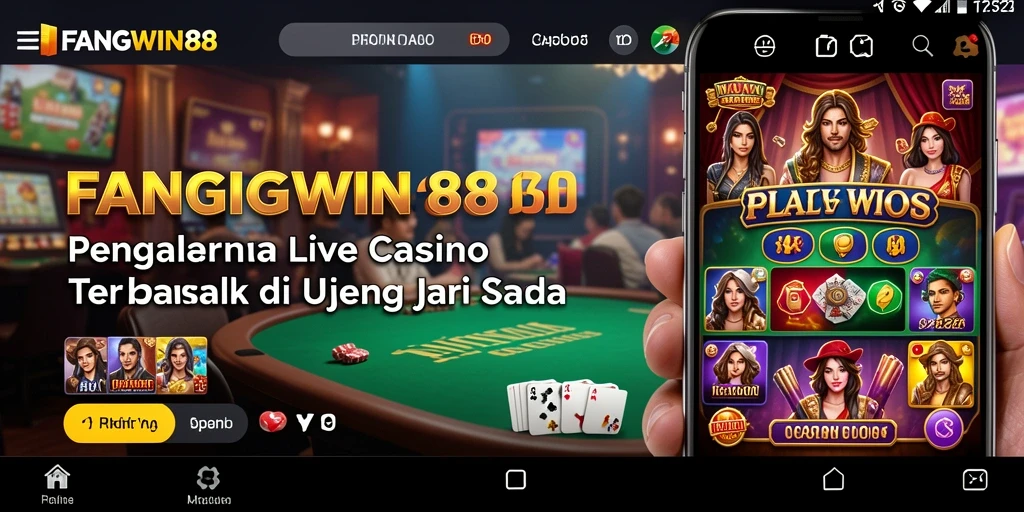 Tampilan seru gameplay langsung di FANGWIN88 dengan dealer profesional.