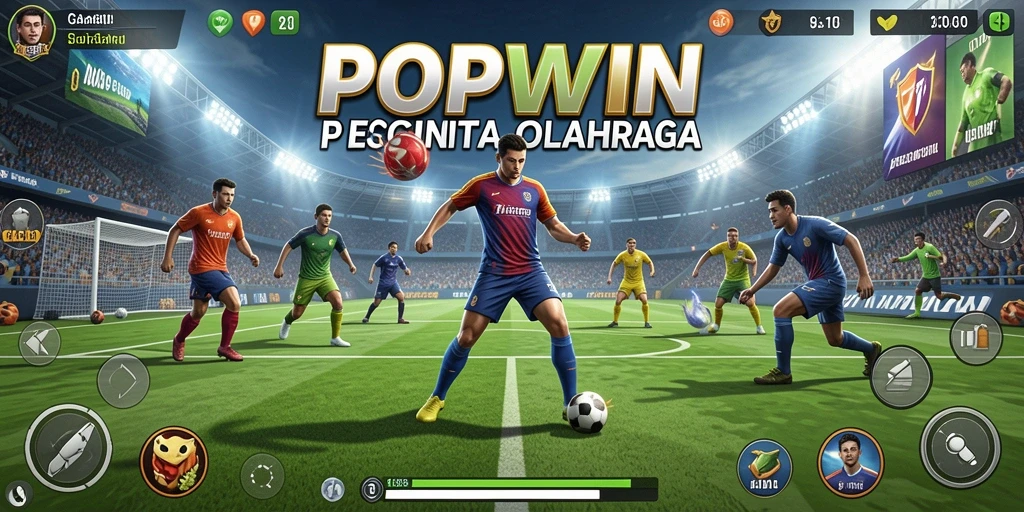 Tangkapan layar gameplay POPWIN yang menegangkan dan menarik.