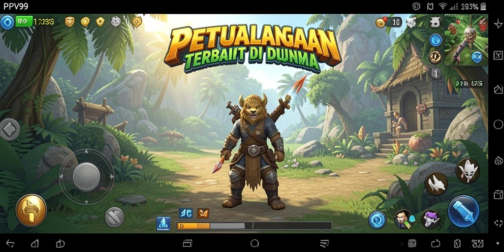 Gambaran gameplay seru dalam petualangan RPG PPV99.