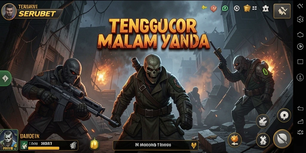 Tampilan menegangkan dari gameplay <strong>SERUBET</strong> yang mengajak Anda berpetualang di dunia horor.