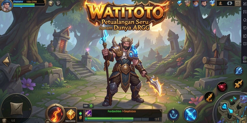 Tampilan gameplay WATITOTO dengan aksi seru dan grafis menawan.