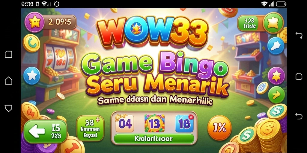 Gameplay seru WOW33 dengan suasana Bingo yang menegangkan.