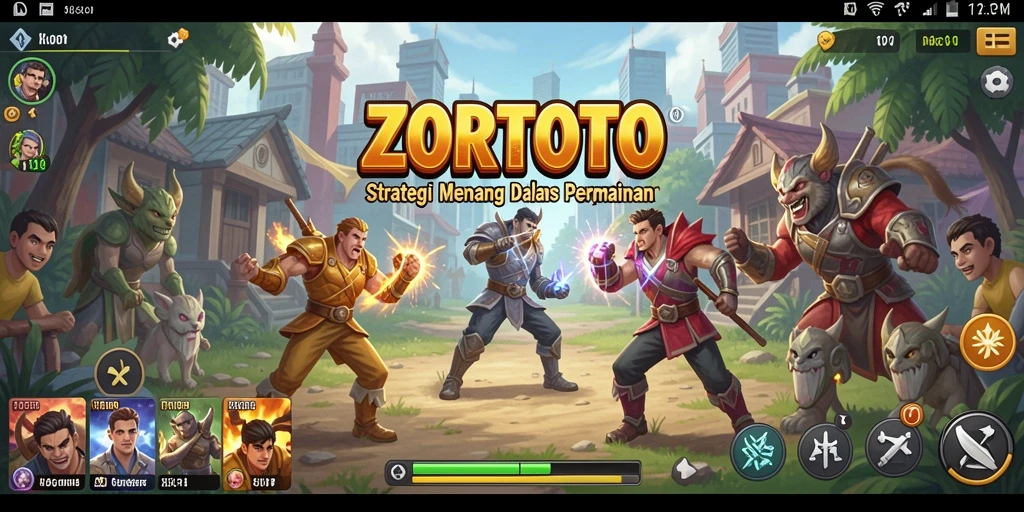 Tampak pertama gameplay ZORTOTO dengan strategi cerdas.